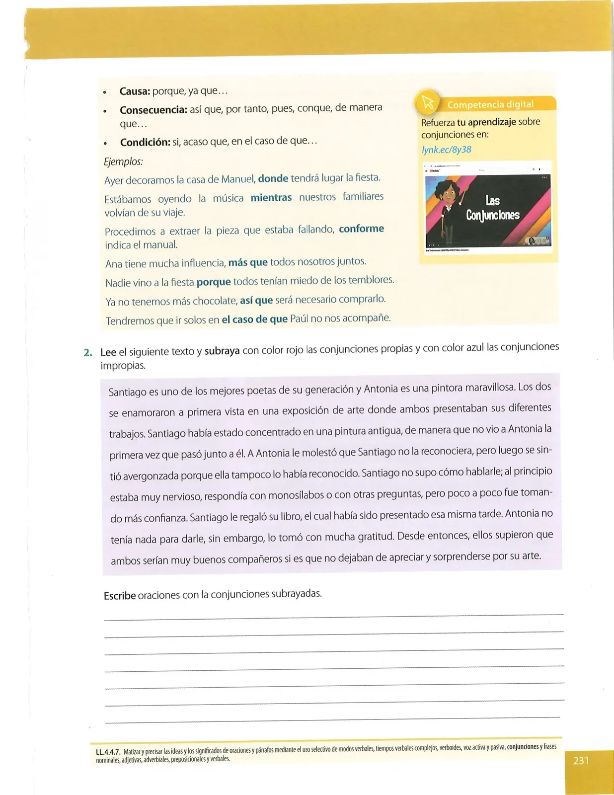 Página 231 de Lengua Y Literatura · 8 EGB · 2025