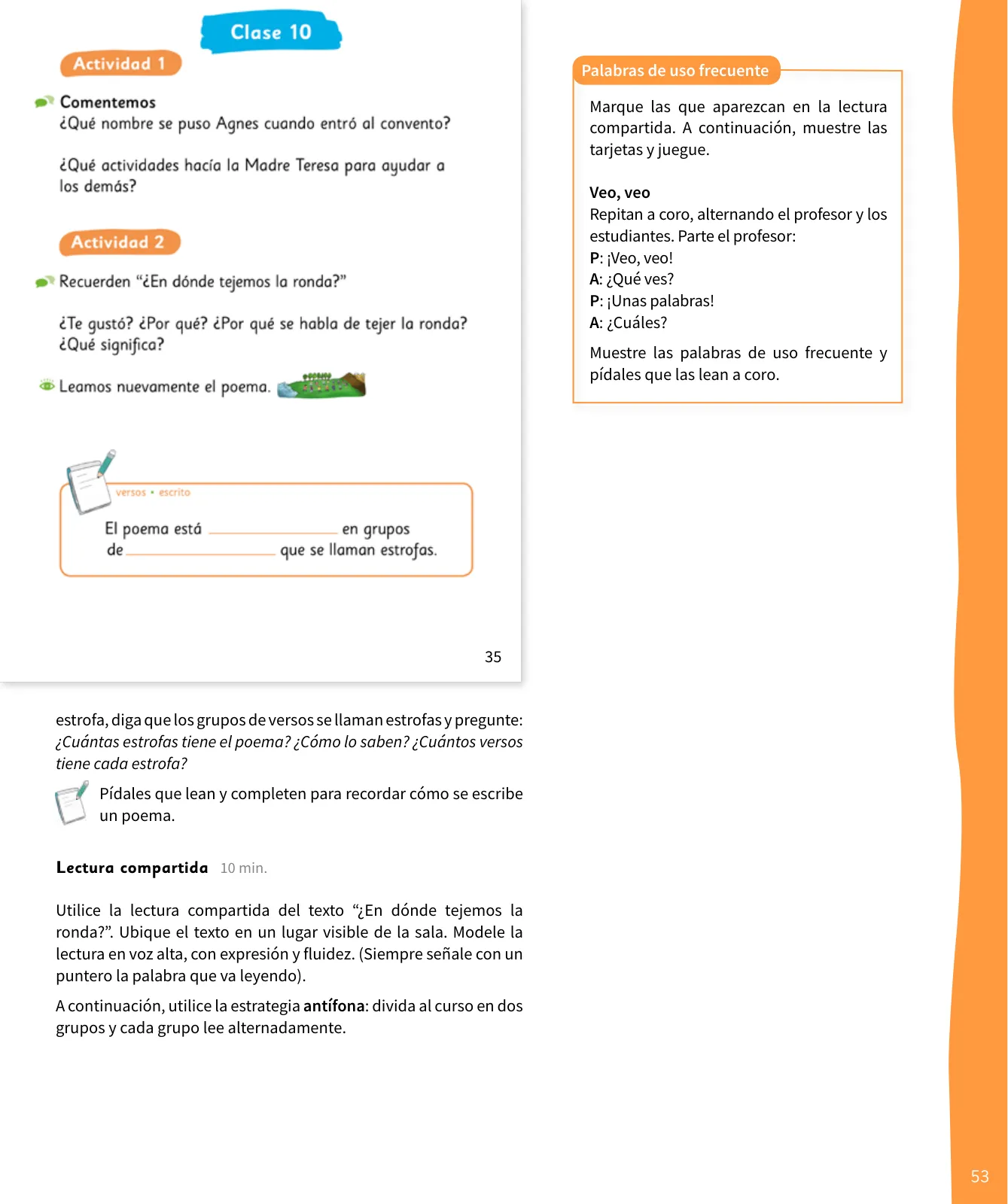 Página 54 de Lenguaje y Comunicación – Segundo Básico – Texto del Estudiante MINEDUC – Descargar PDF · 2024