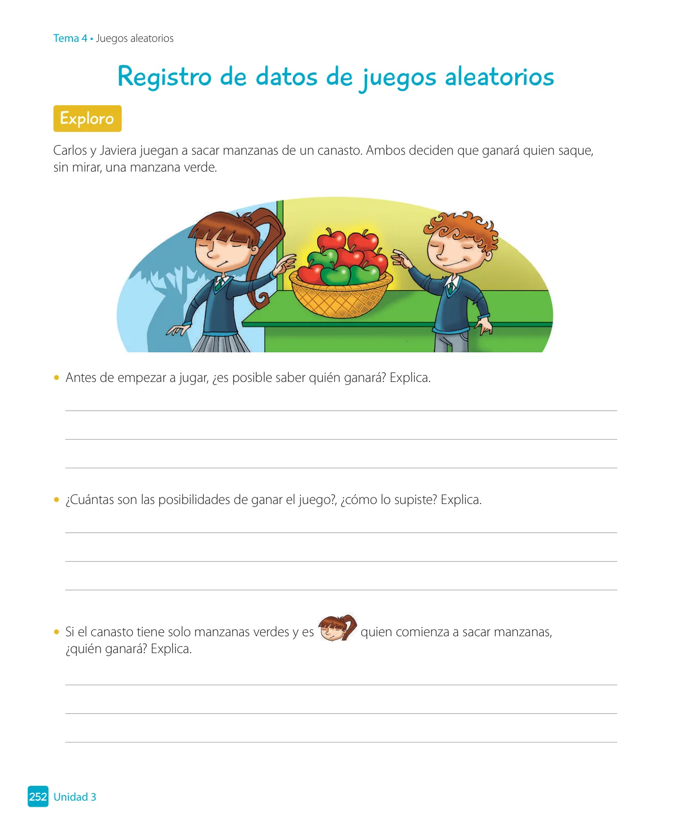 Miniatura página 254 de Matemática – Tercero Básico | Texto del Estudiante MINEDUC – Descargar PDF · 2024