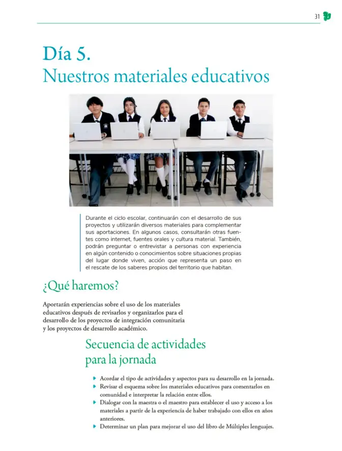 Página 32 de Colección Nanahuatzin. Nuestro libro de Proyectos. Tomo I. Libro de Educación Telesecundaria Grado 3° Ciclo Escolar 2025 - 2026