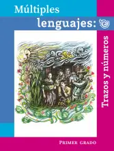 Portada de Múltiples lenguajes. Trazos y números.   Libro de Educación Primaria Grado 1°  Ciclo Escolar 2025 - 2026