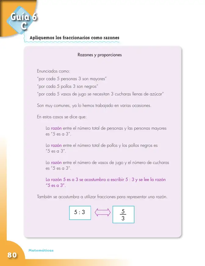 Página 80 de Matematica 5° · Cartilla 01