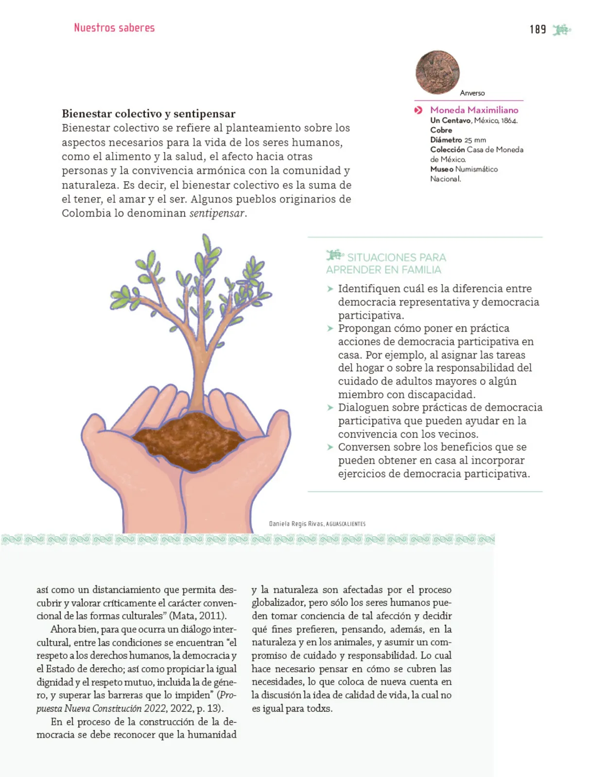 Miniatura página 190 de Nuestros saberes: Libro para alumnos, maestros y familia.   Libro de Educación Primaria Grado 5°  Ciclo Escolar 2025 - 2026