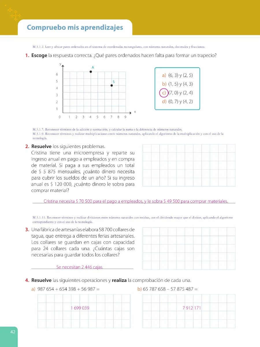 Miniatura página 44 de Matematica · 6 EGB · 2025