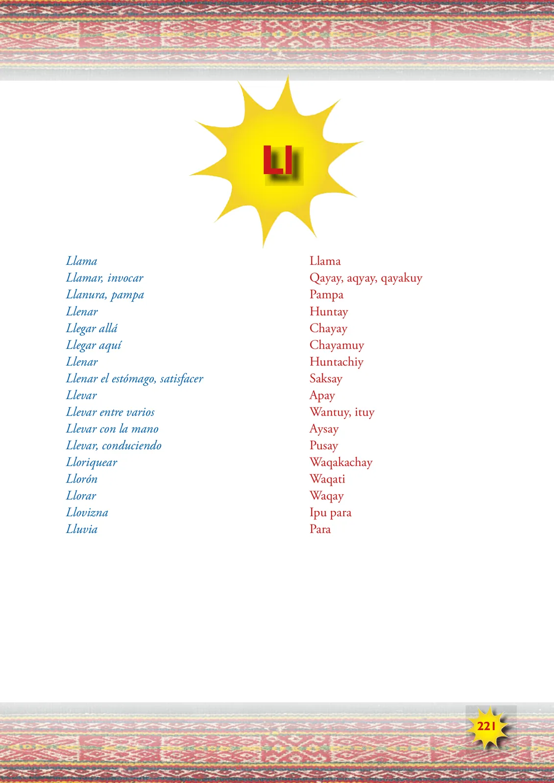 Miniatura página 223 de Yachakuqkunapa Simi Qullqa. Ayakuchu Chanka Qichwa simipi · 2014