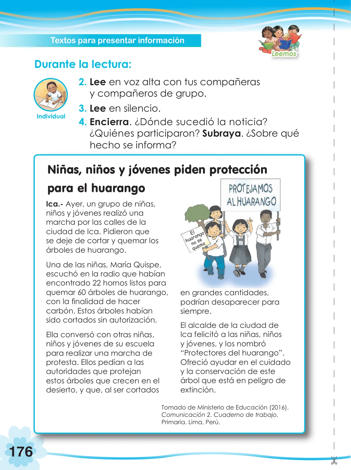 Miniatura página 178 de Comunicación 2 : cuaderno de trabajo para segundo grado de Educación Primaria 2019 · 2019