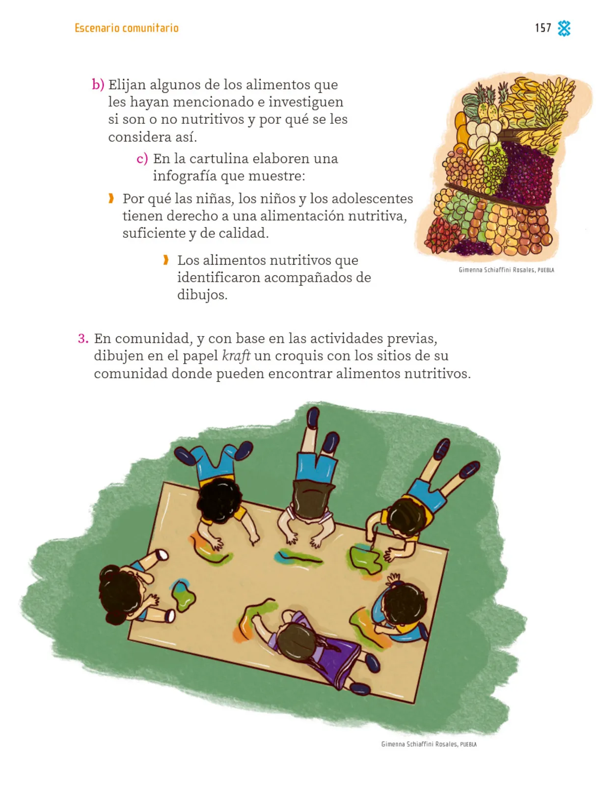 Miniatura página 158 de Proyectos Comunitarios.   Libro de Educación Primaria Grado 1°  Ciclo Escolar 2025 - 2026