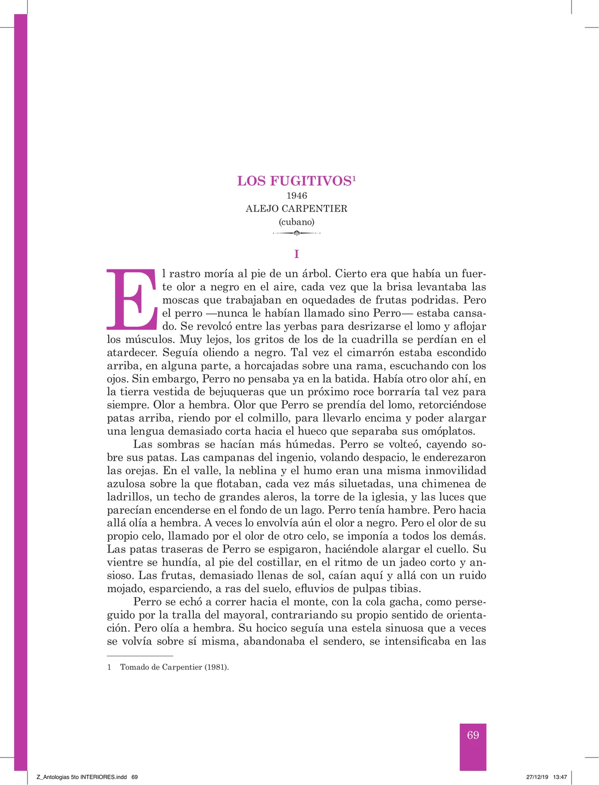 Página 71 de Antología literaria 5 · 2019