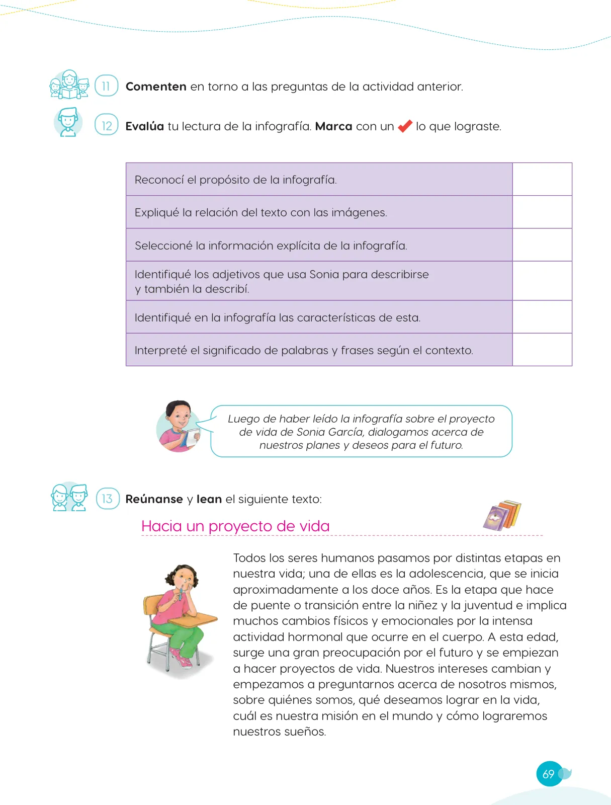 Miniatura página 71 de Cuadernillo de Comunicación 6, sexto grado de Primaria · 2023