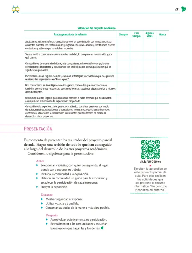 Página 242 de Colección Ximhai. Nuestro libro de Proyectos. Tomo II. Libro de Educación Telesecundaria Grado 1° Ciclo Escolar 2025 - 2026