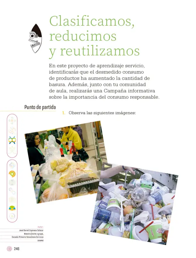 Página 249 de Proyectos de Aula. Libro de Educación Primaria Grado 3° Ciclo Escolar 2025 - 2026