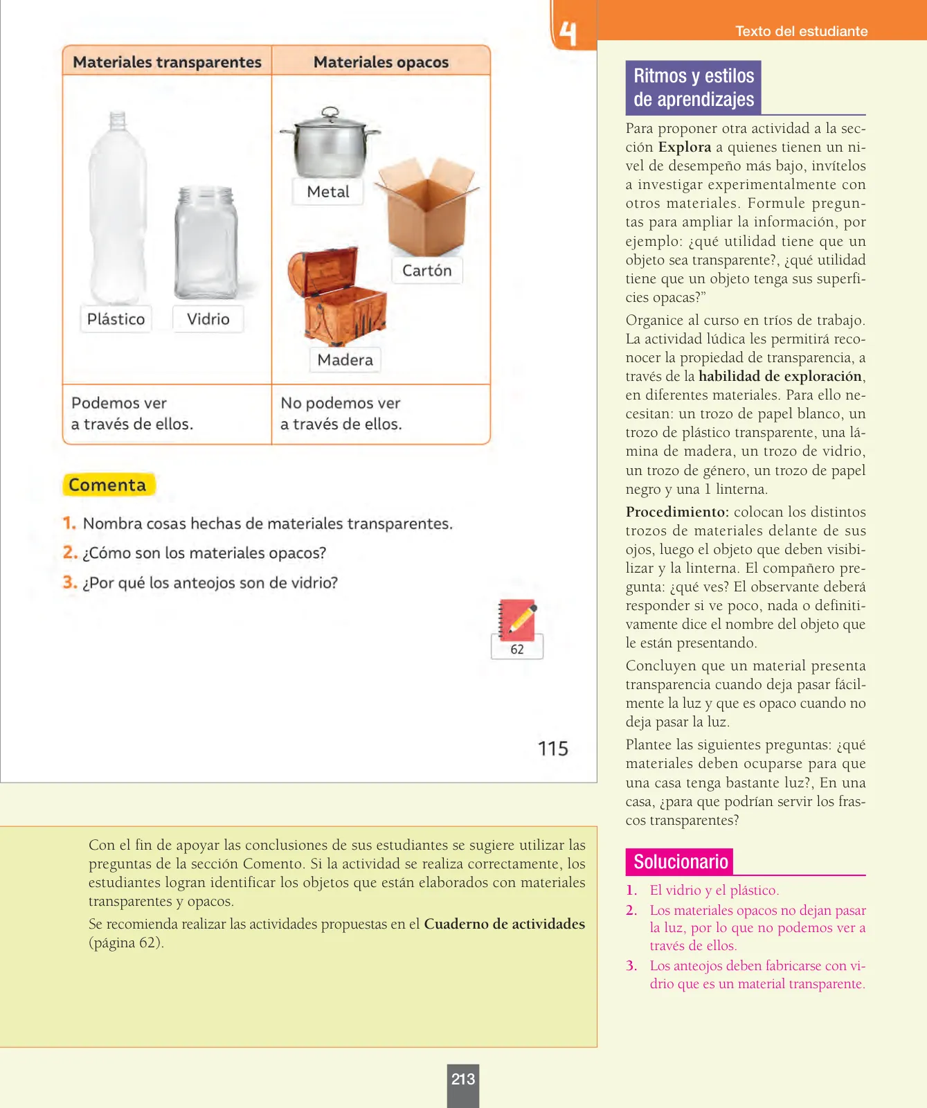 Página 22 de Ciencias Naturales – Primero Básico | Texto del Estudiante (MINEDUC) – Descargar PDF · 2024