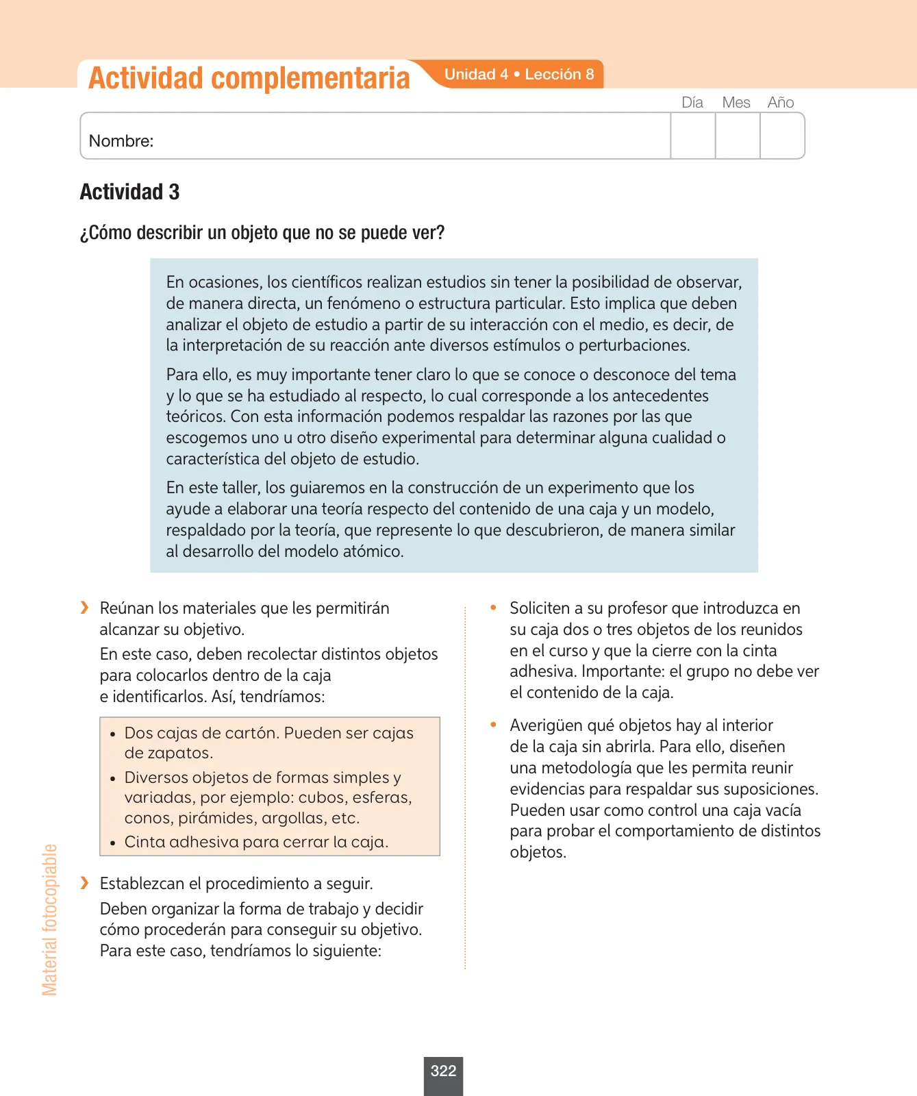Página 163 de Ciencias Naturales – Octavo Básico | Texto del Estudiante MINEDUC – Descargar PDF · 2024