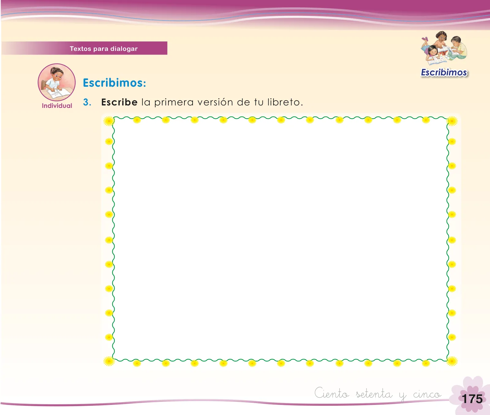 Miniatura página 177 de Comunicación 1 : cuaderno de trabajo para primer grado de Educación Primaria 2019 · 2019