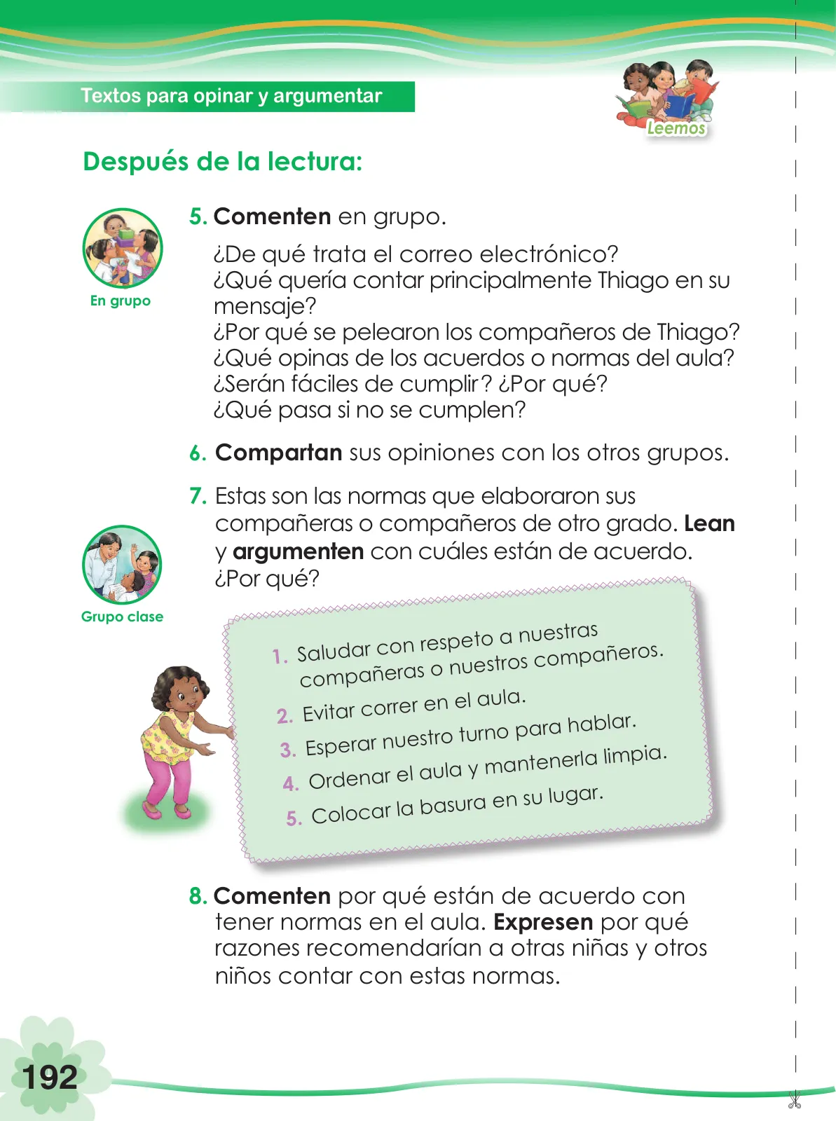 Página 194 de Comunicación 2 : cuaderno de trabajo para segundo grado de Educación Primaria 2019 · 2019