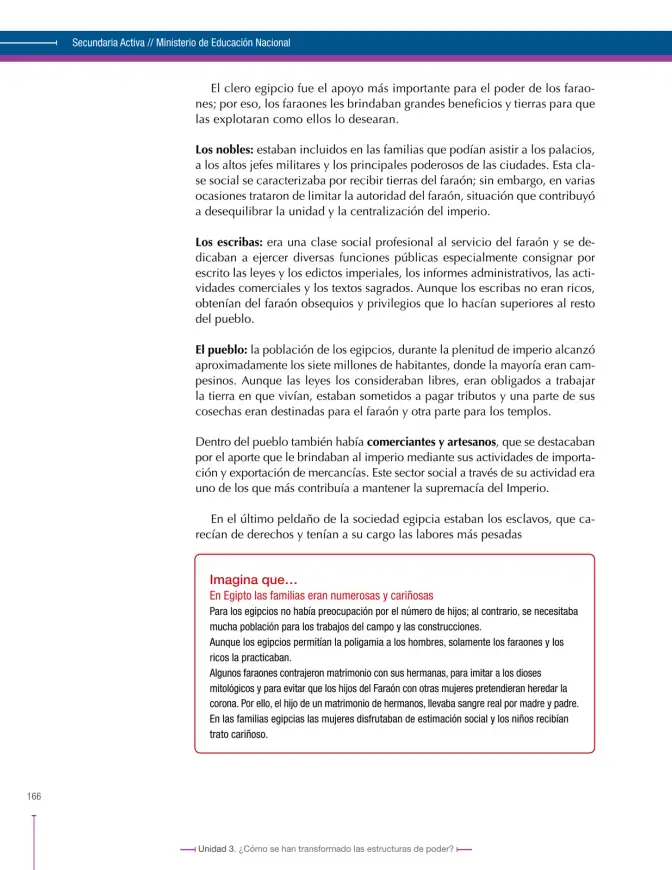 Página 166 de Ciencias Sociales 6° · Secundaria Activa