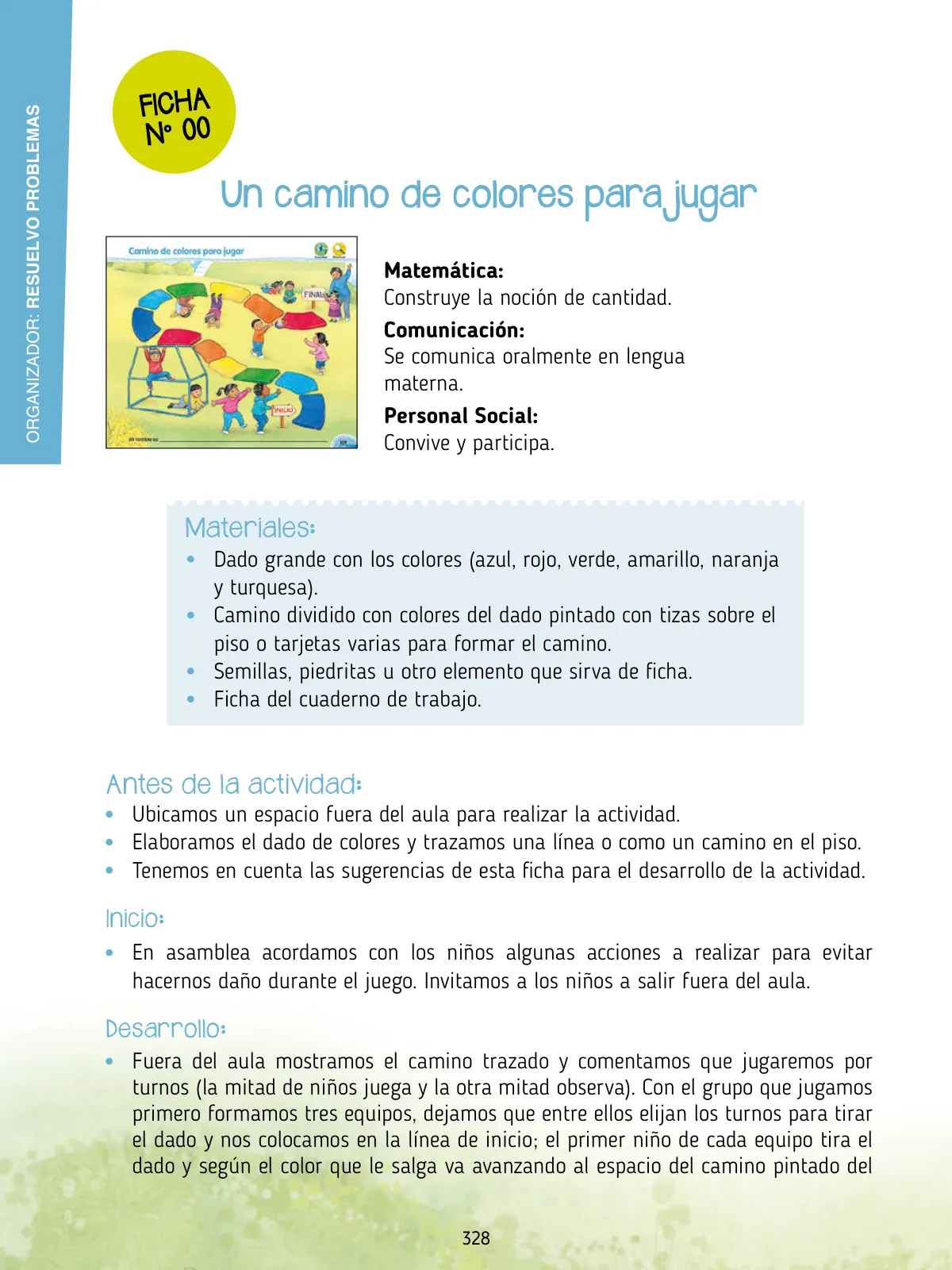 Miniatura página 330 de Agenda pedagógica 2017-2018 para docentes de II Ciclo de Instituciones de nivel de Educación Inicial · 2017