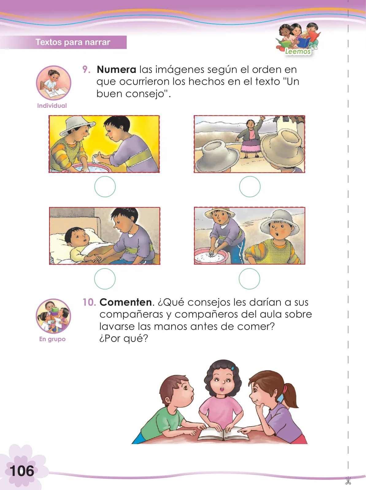 Miniatura página 108 de Comunicación 2 : cuaderno de trabajo para segundo grado de Educación Primaria 2019 · 2019