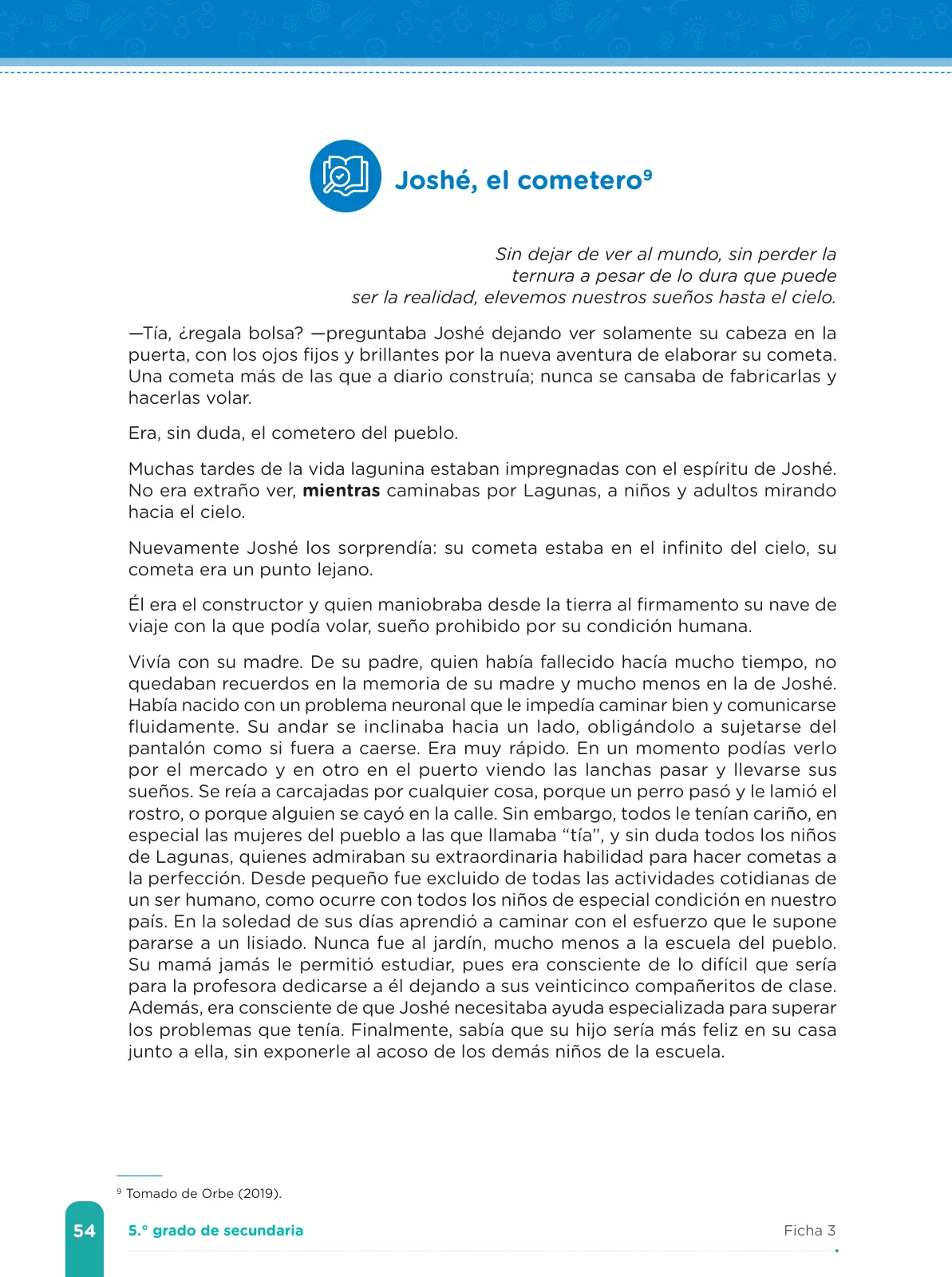 Página 56 de Fichas de aprendizaje de Comunicación 5 · 2024