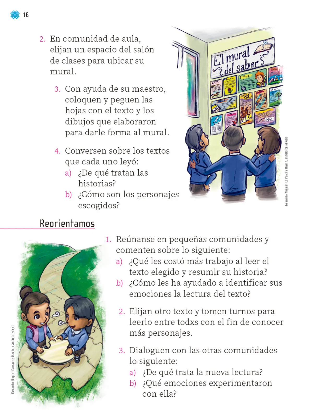 Página 17 de Proyectos de Aula. Libro de Educación Primaria Grado 1° Ciclo Escolar 2025 - 2026