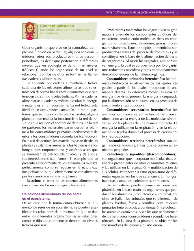 Página 97 de Ciencias Naturales 8° · Secundaria Activa