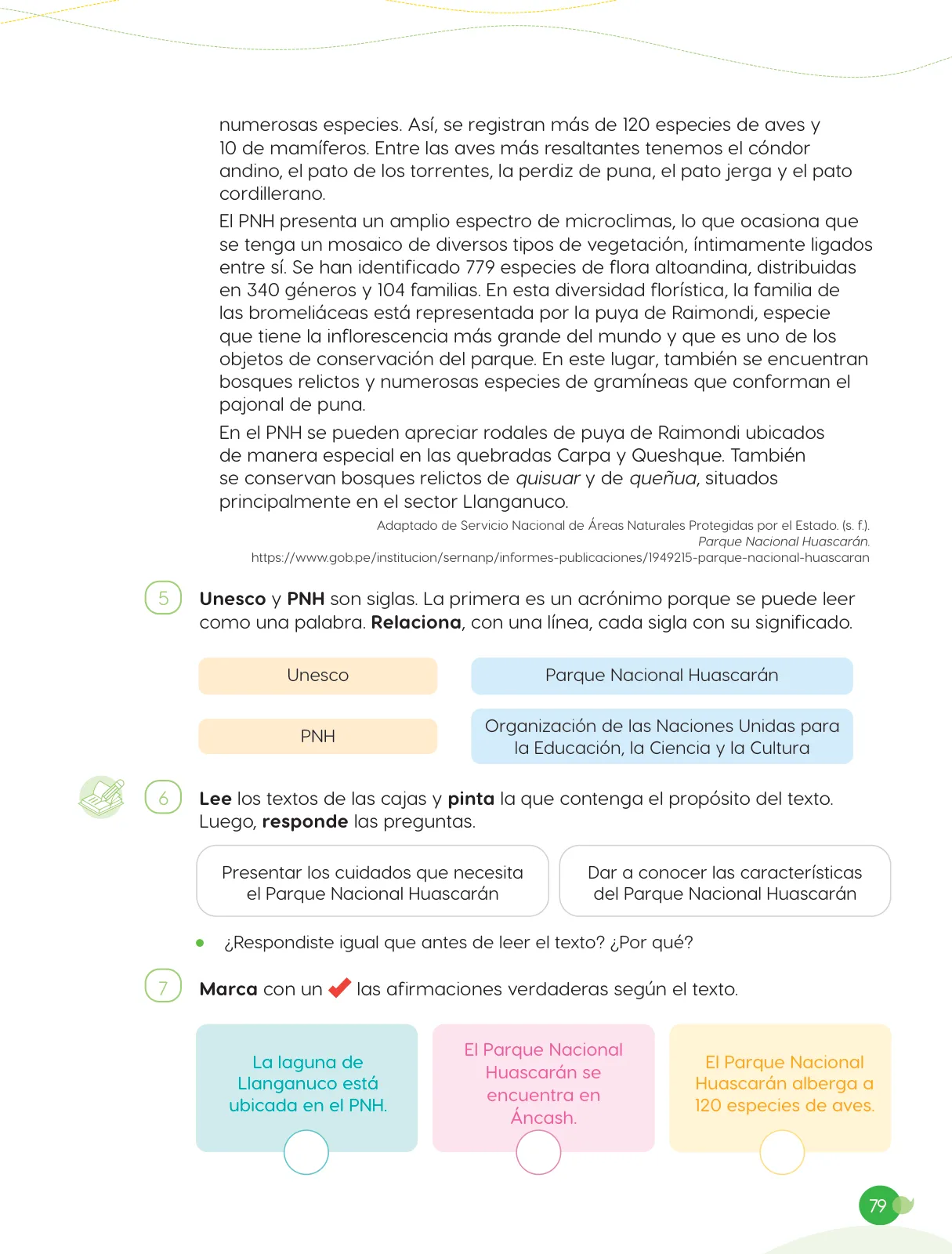 Miniatura página 81 de Cuadernillo de Comunicación 5, quinto grado de Primaria · 2023
