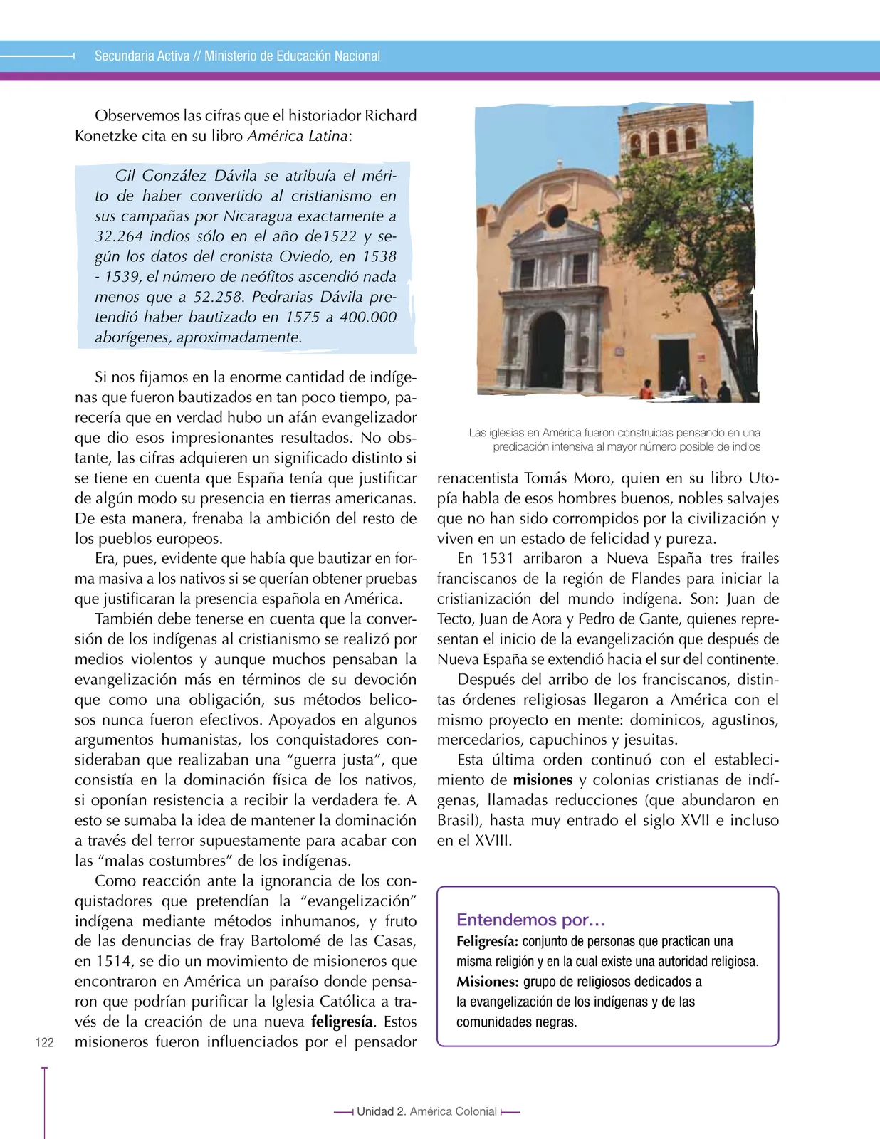 Miniatura página 122 de Ciencias Sociales 8° · Secundaria Activa