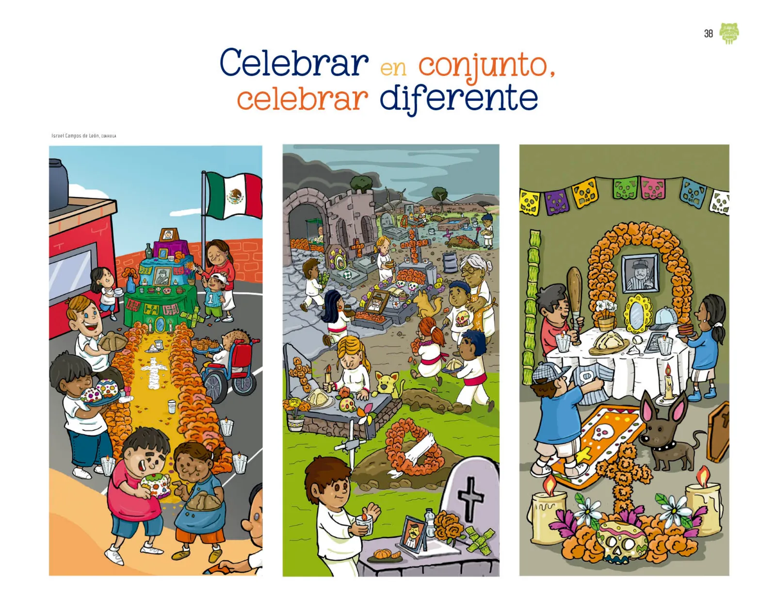 Miniatura página 39 de Explorar e imaginar con mi libro de Preescolar.   Libro de Educación Preescolar Grado 2°  Ciclo Escolar 2025 - 2026