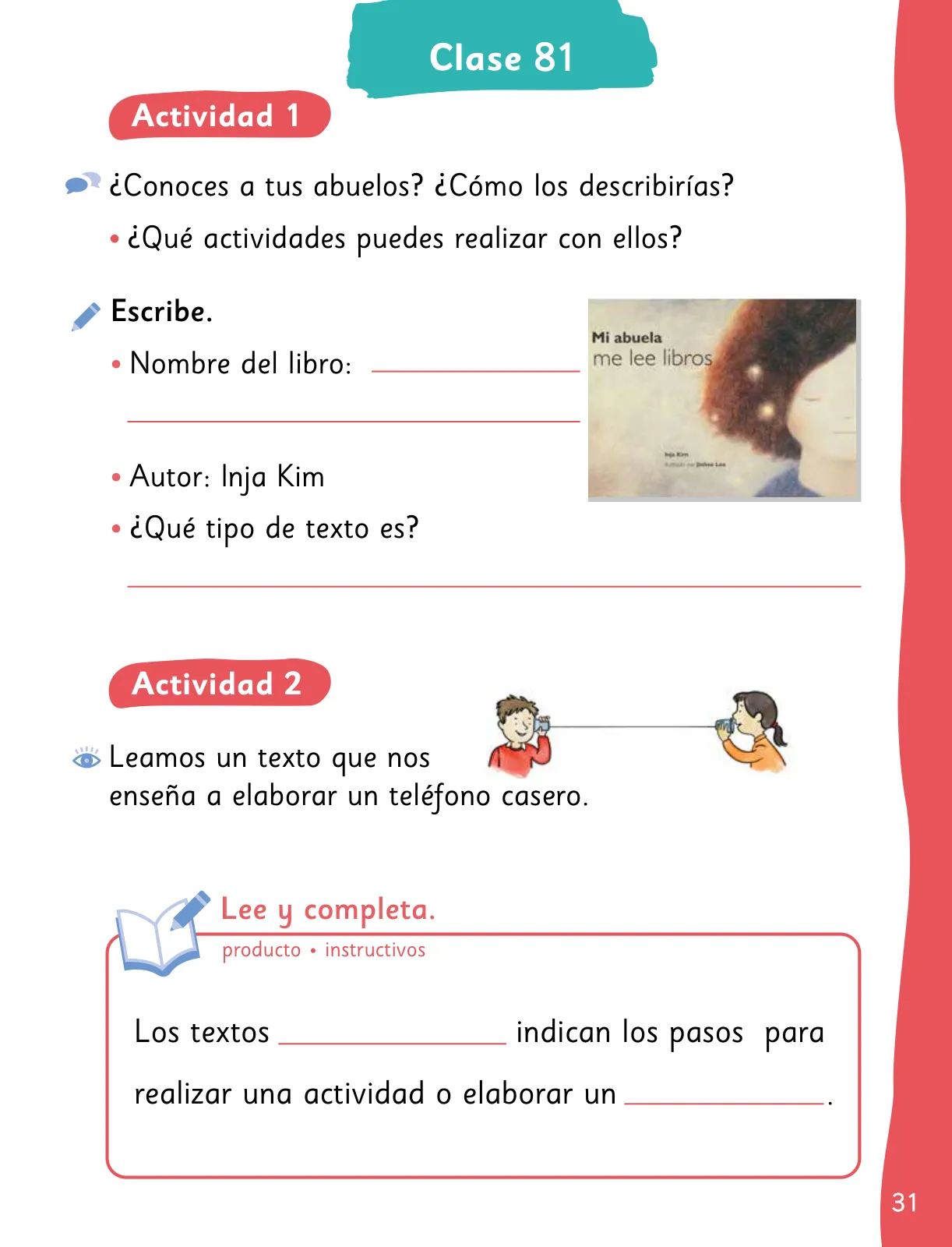 Miniatura página 33 de Lenguaje y Comunicación – Segundo Básico – Texto del Estudiante MINEDUC – Descargar PDF · 2024
