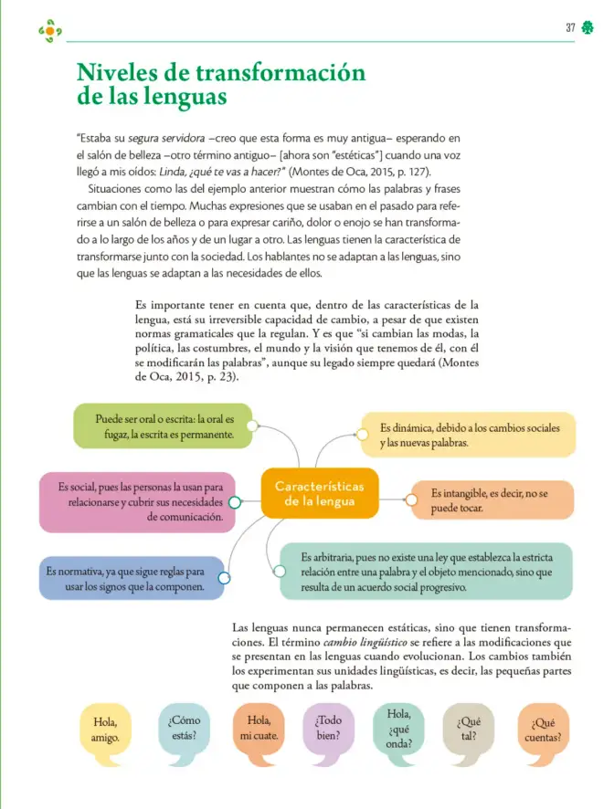 Página 38 de Colección Ximhai. Lenguajes. Libro de Educación Telesecundaria Grado 1° Ciclo Escolar 2025 - 2026