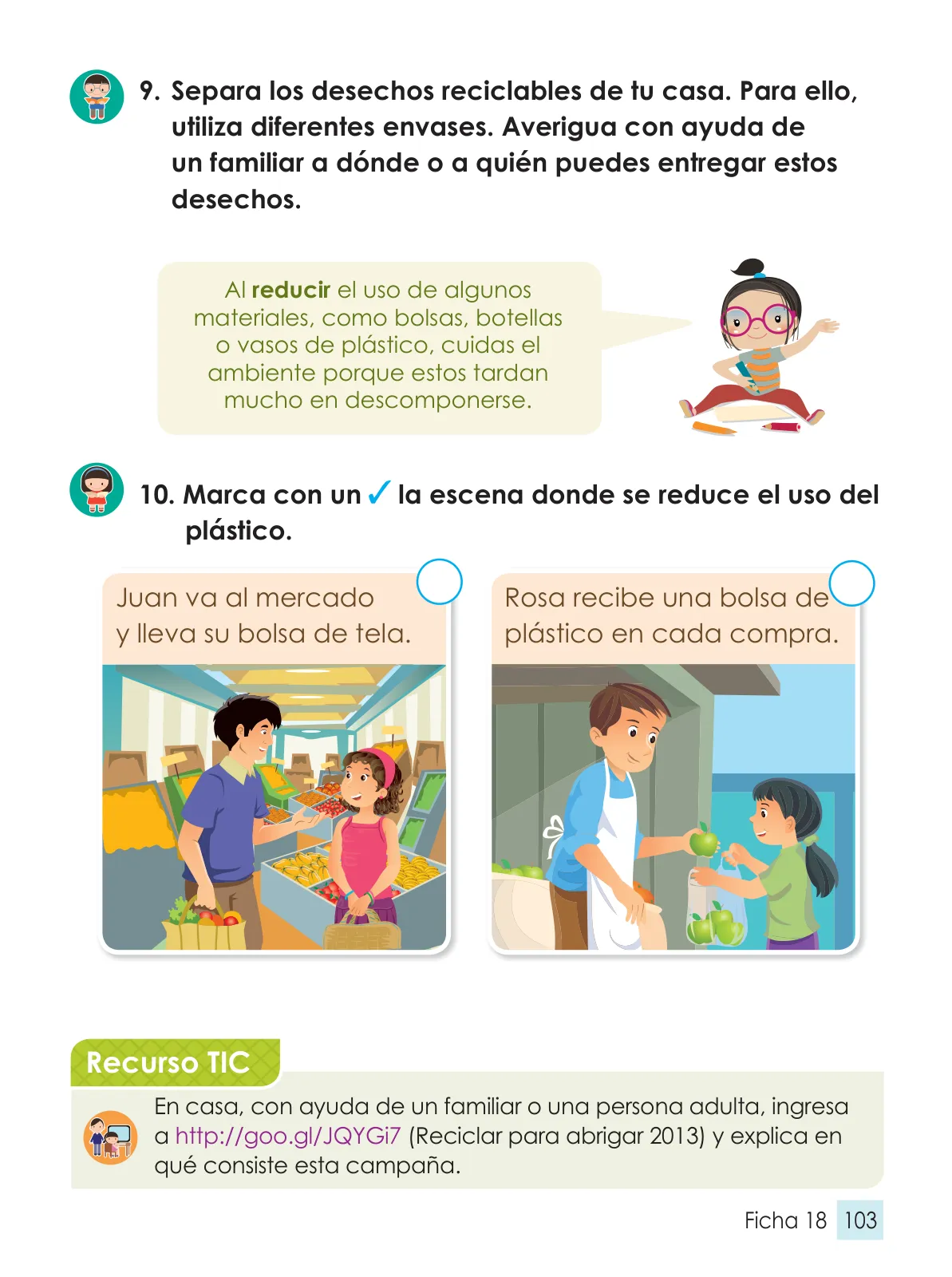 Miniatura página 18 de Cuaderno de fichas Personal Social 1. Primer grado de secundaria · 2016