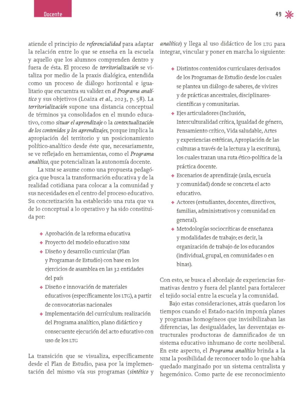 Miniatura página 50 de Un libro sin recetas para la maestra y el maestro. Fase 2  Libro de Educación Preescolar Grado 1°, 2°, 3°  Ciclo Escolar 2025 - 2026