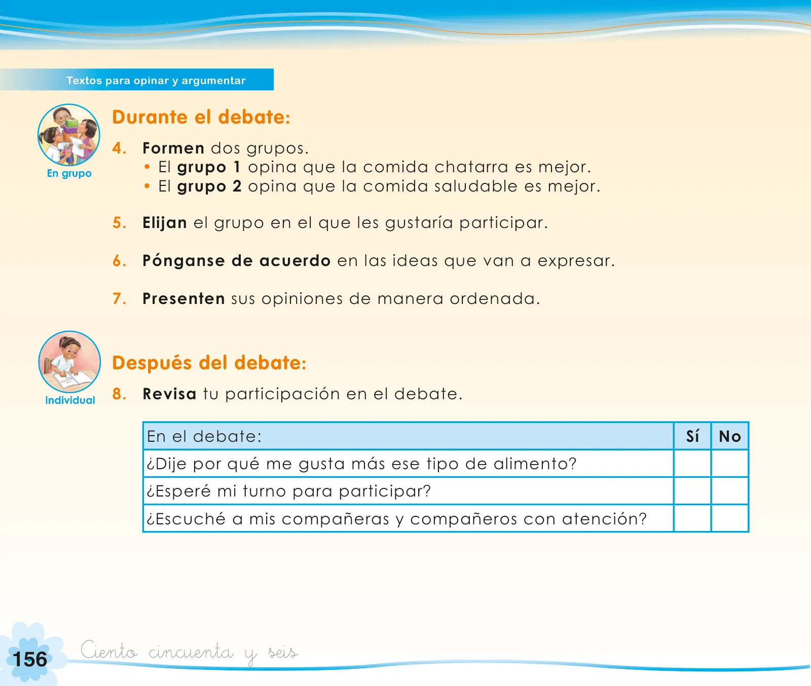 Miniatura página 158 de Comunicación 1 : cuaderno de trabajo para primer grado de Educación Primaria 2019 · 2019