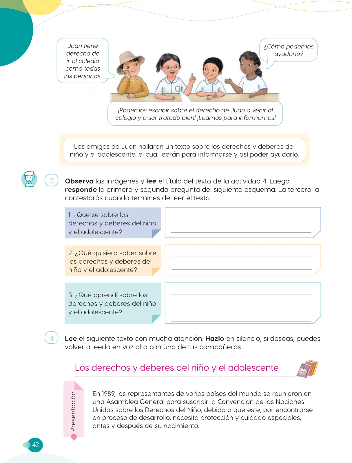 Miniatura página 44 de Cuadernillo de Comunicación 5, quinto grado de Primaria · 2023