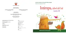 Portada de Intimpa, árbol del Sol. Cuento No. 8 · 2009