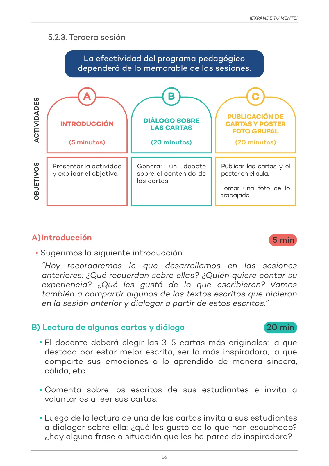 Miniatura página 18 de ¡Expande tu mente! Manual del docente Secundaria · 2025