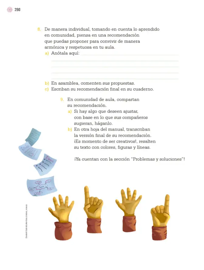 Página 293 de Proyectos de Aula. Libro de Educación Primaria Grado 3° Ciclo Escolar 2025 - 2026