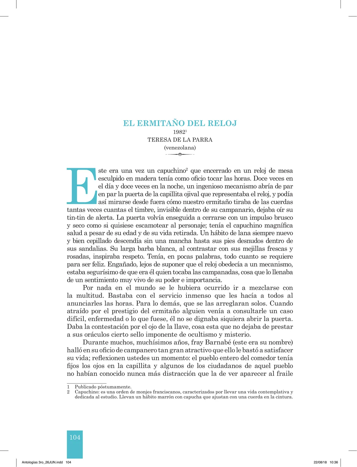 Página 105 de Antología literaria 3 · 2018