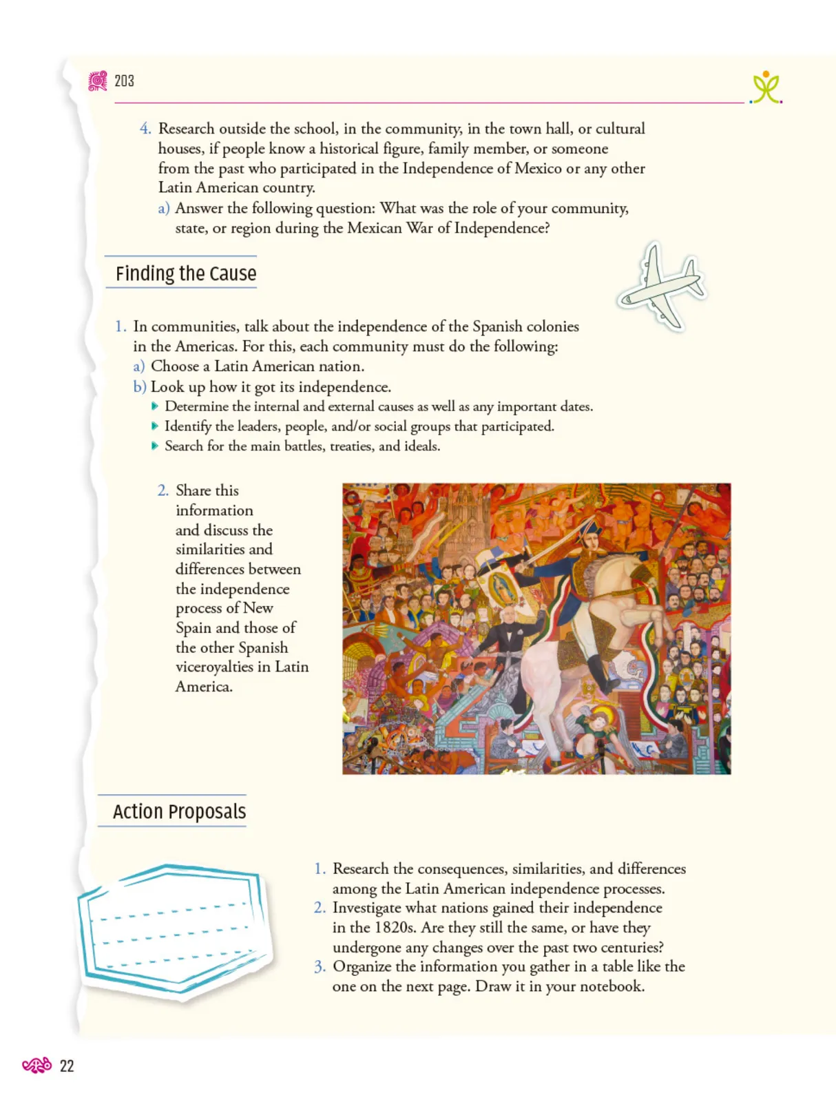 Página 23 de Uérakua anapu uantakua. Projects and Readings. Libro de Educación Secundaria Grado 3° Ciclo Escolar 2025 - 2026