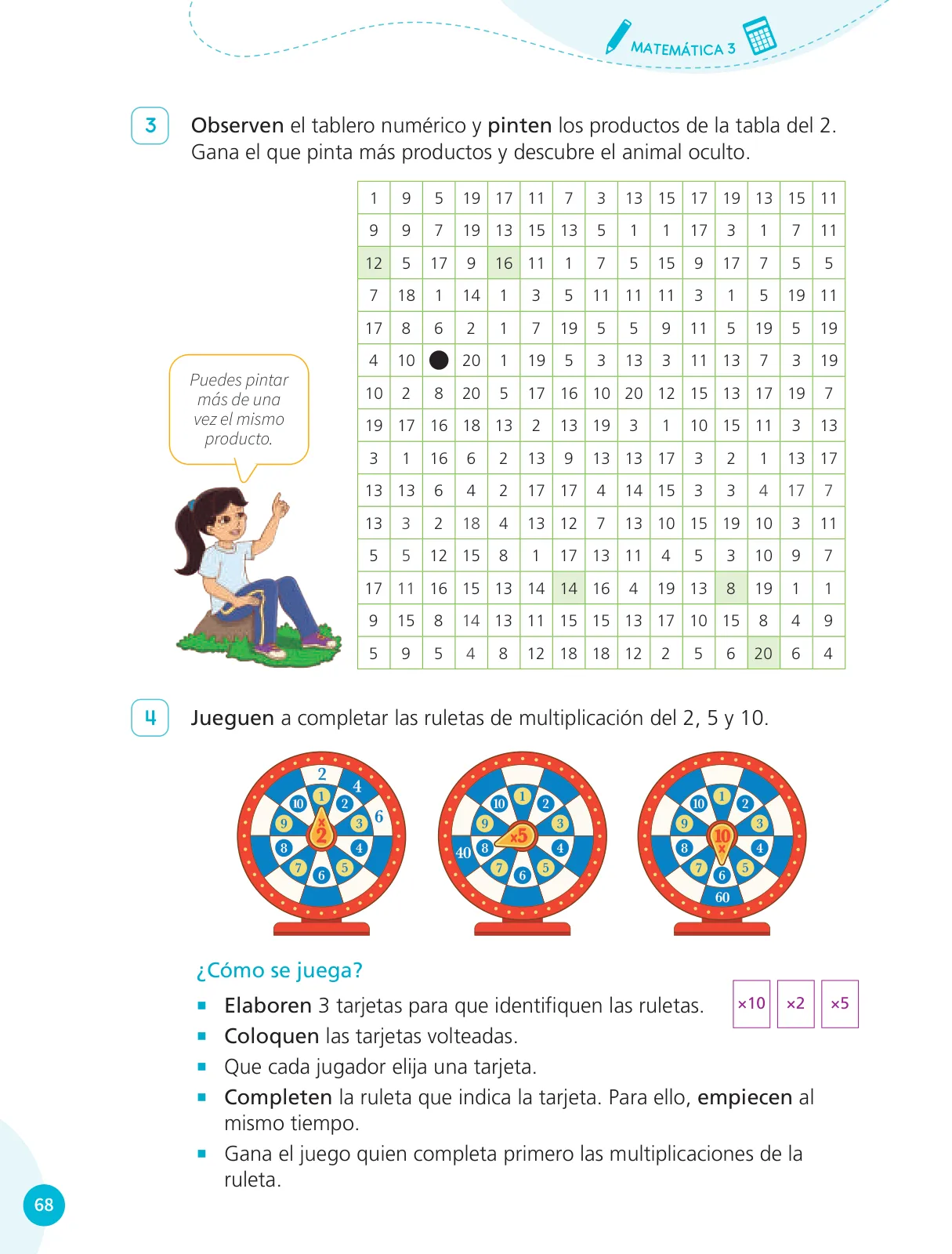 Miniatura página 70 de Cuadernillo de Matemática 3, tercer grado de Primaria · 2023