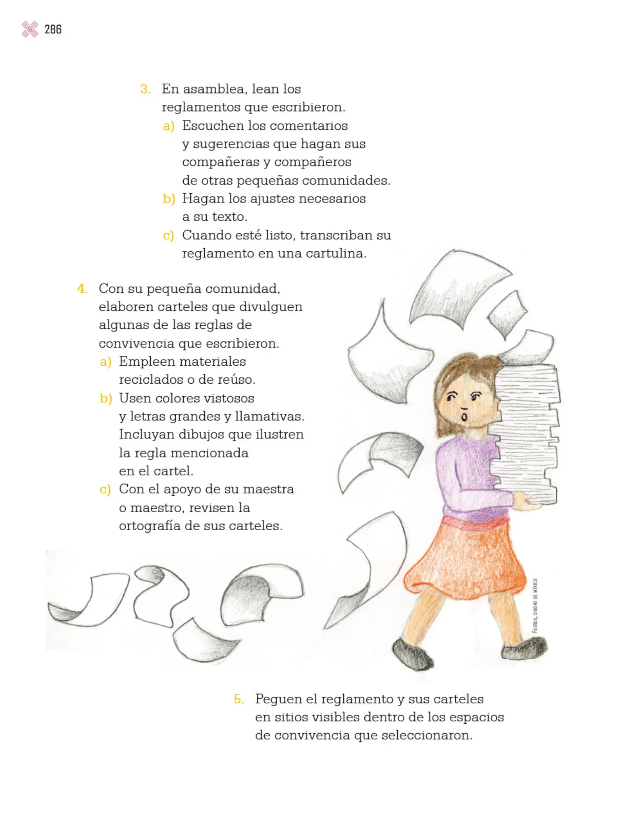 Página 289 de Proyectos Escolares.   Libro de Educación Primaria Grado 3°  Ciclo Escolar 2025 - 2026