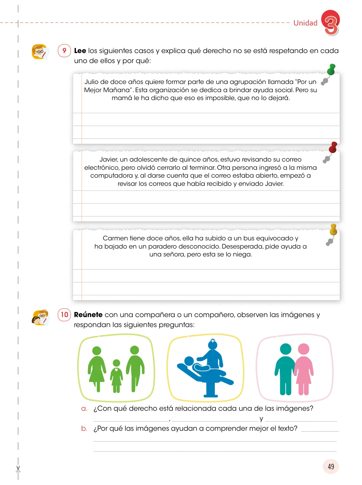 Miniatura página 50 de Comunicación 6 : cuaderno de trabajo para sexto grado de Educación Primaria 2019 · 2019
