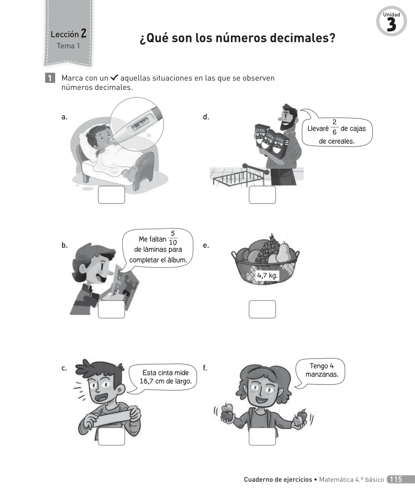 Página 116 de Matemática – Cuarto Básico | Texto del Estudiante MINEDUC – Descargar PDF · 2024