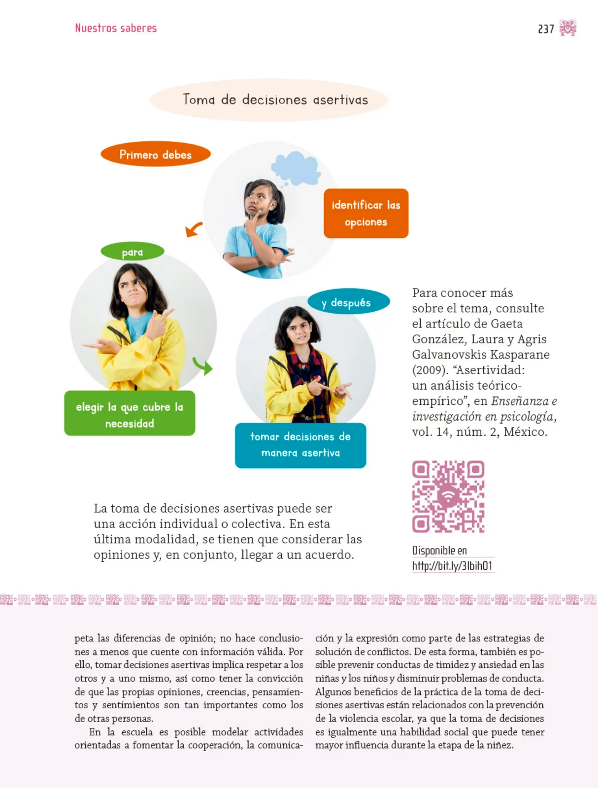 Página 238 de Nuestros saberes: Libro para alumnos, maestros y familia.   Libro de Educación Primaria Grado 3°  Ciclo Escolar 2025 - 2026