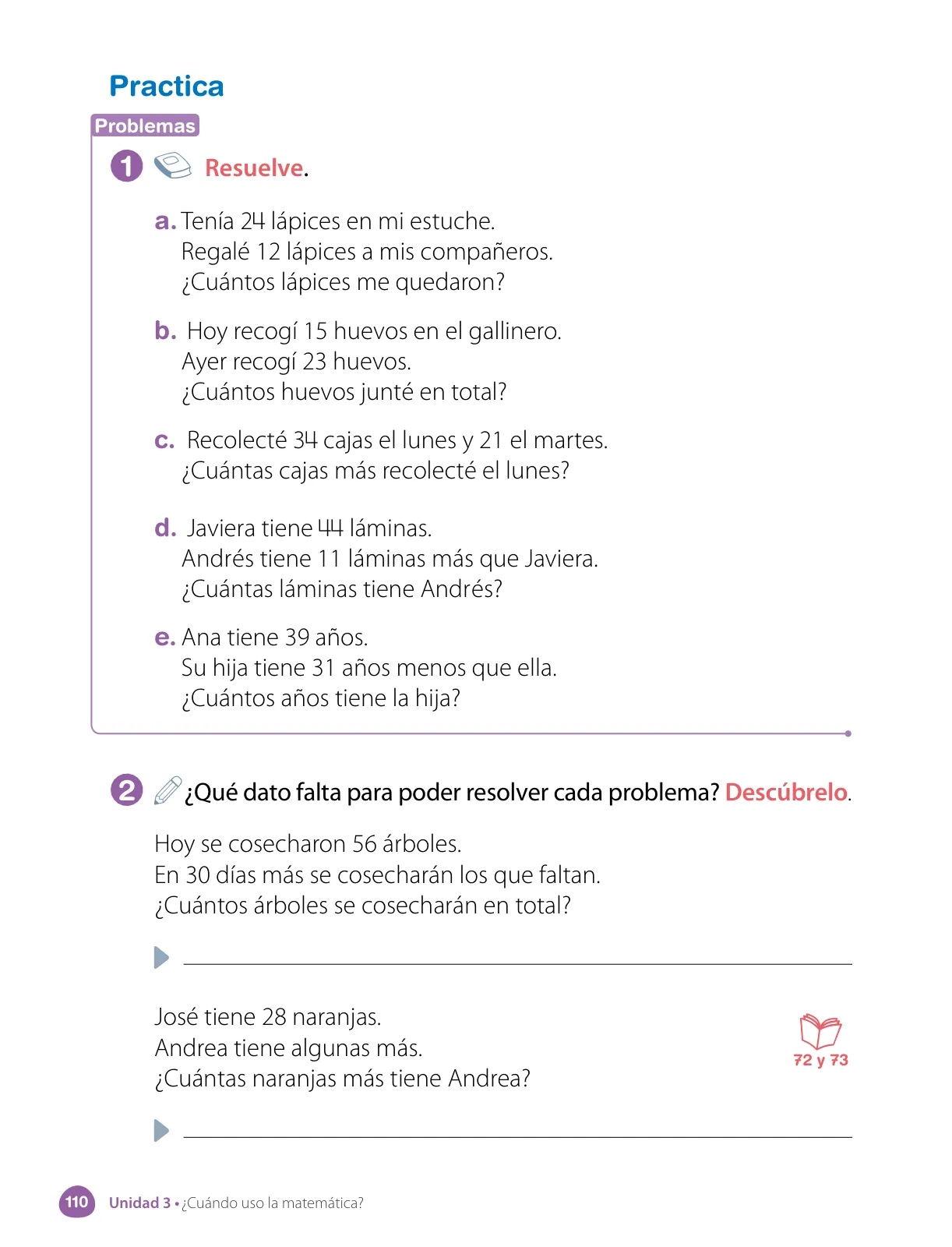 Miniatura página 107 de Matemática – Segundo Básico | Texto del Estudiante MINEDUC – Descargar PDF · 2024