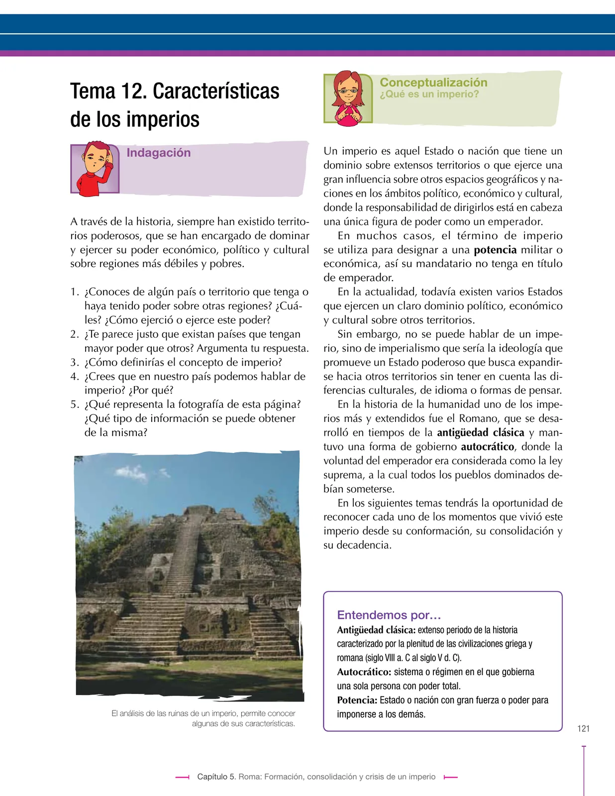 Página 121 de Ciencias Sociales 7° · Secundaria Activa