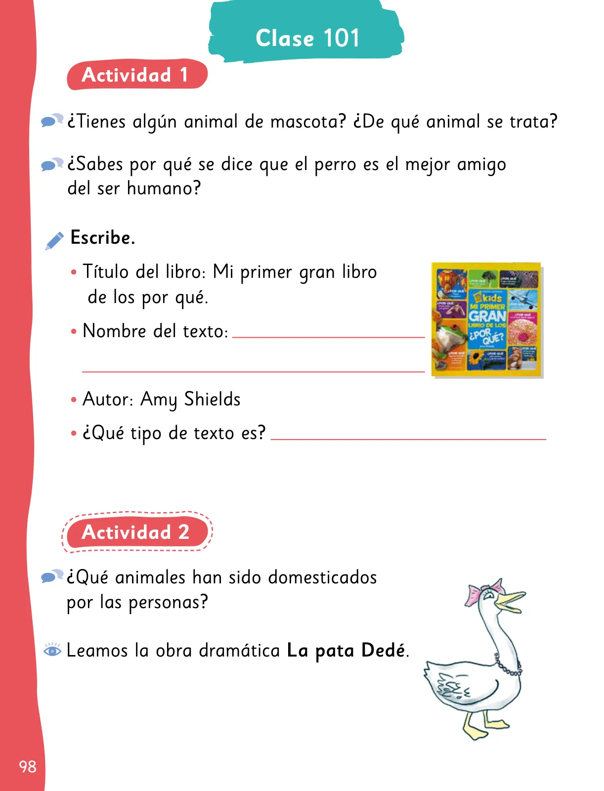 Miniatura página 100 de Lenguaje y Comunicación – Segundo Básico – Texto del Estudiante MINEDUC – Descargar PDF · 2024