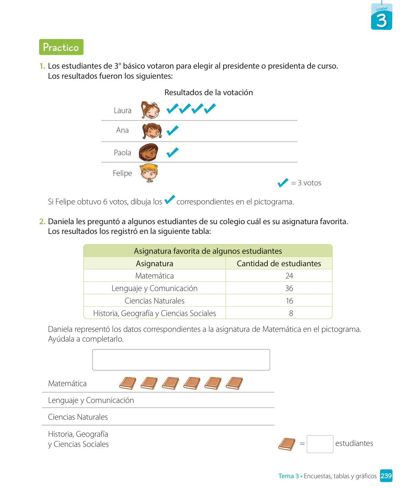 Página 241 de Matemática – Tercero Básico | Texto del Estudiante MINEDUC – Descargar PDF · 2024