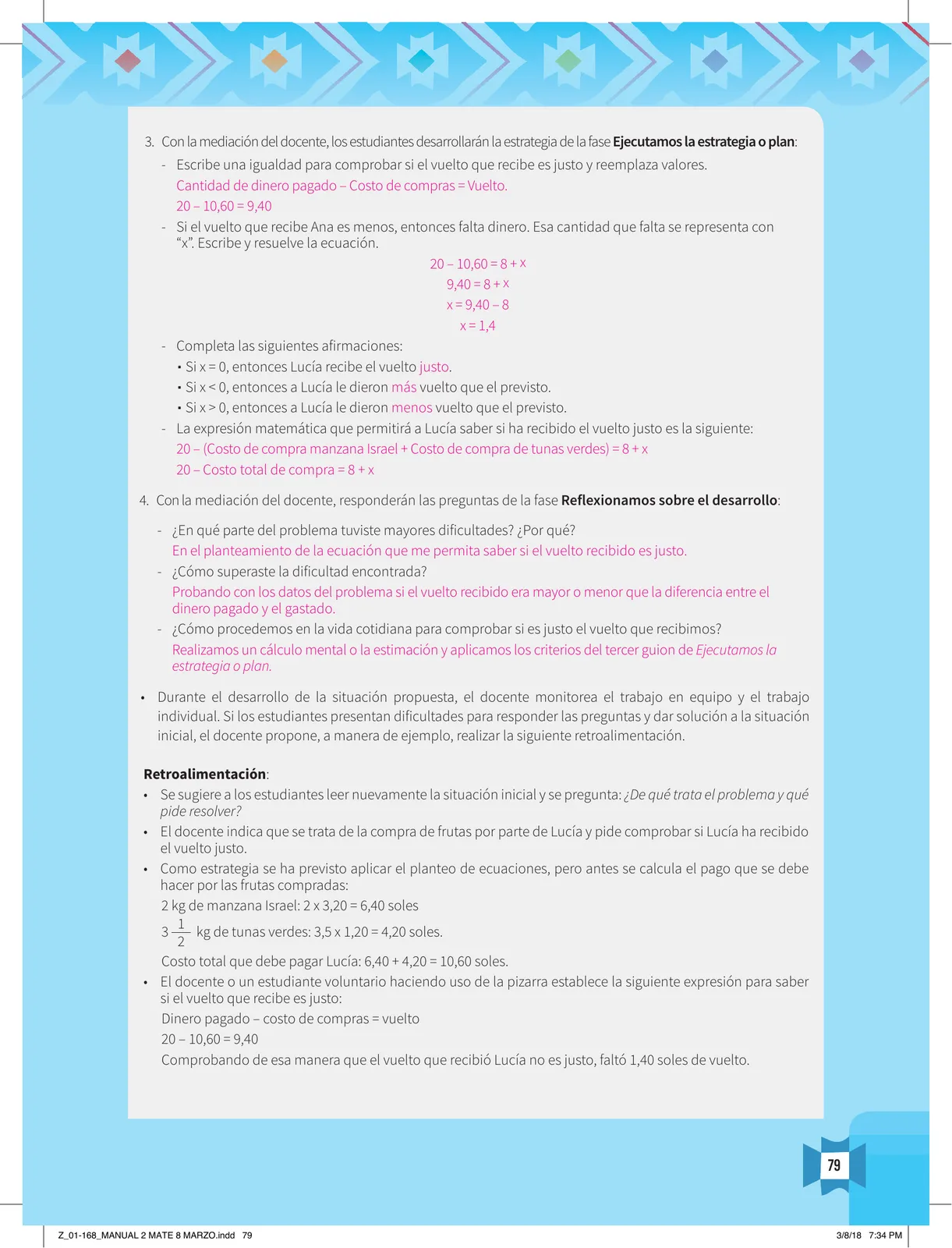 Página 81 de Resolvamos problemas 2 : manual para el docente 2018 · 2018