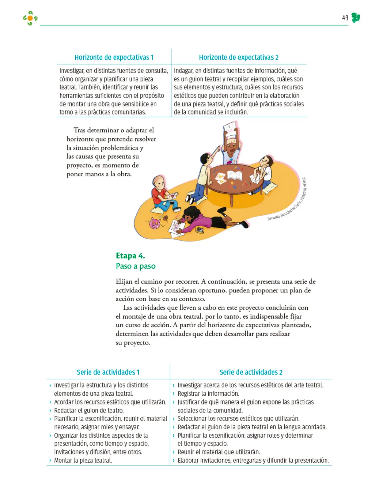 Página 50 de Colección Nanahuatzin. Nuestro libro de Proyectos. Tomo II. Libro de Educación Telesecundaria Grado 3° Ciclo Escolar 2025 - 2026